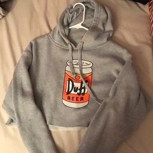 DUFF CROP HOODIE